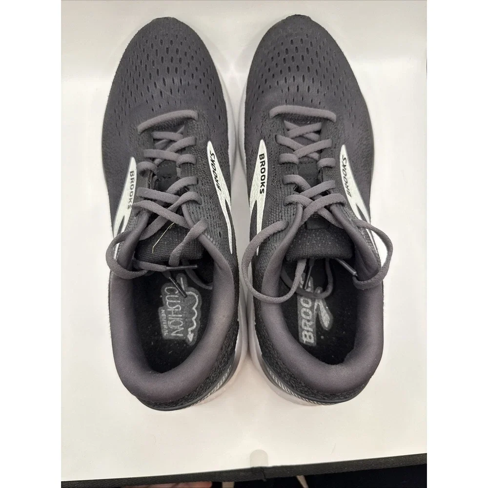 Brooks Men's Ghost 16 Black/Grey/White‎ Athletic Sneakers Shoes Size 11D